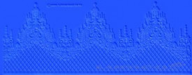 Вирджински силиконов калъп за дантела - Crystal Lace - Img 2