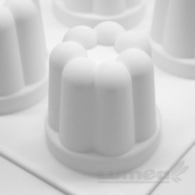 Силиконова форма за пуканки, Ø6cm x 5.5cm, 29.5cm x 17.5cm x 6cm, 8 кухини - The World - Img 6