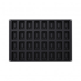 Силиконов калъп "RECTANGLE SAVARIN" - SilikoMart - Img 2