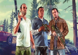 Снимка на годна за консумация торта от Захарна торта GTA герои - World