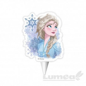 Юбилейна свещ Frozen II, 2D - deKora