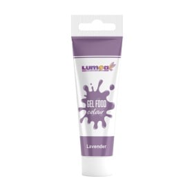 Colorant alimentar gel Mov lavanda, tub, 30g - Lumea