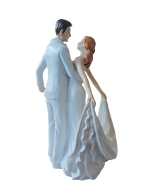 Figurine mire si mireasa "Uitand in ochi" - Kardasis - Img 2