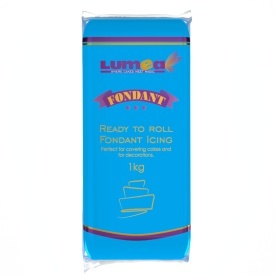 Fondant Albastru Inchis, 1 kg - Lumea