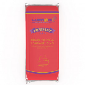 Fondant Rosu Coral, 1 kg - Lumea