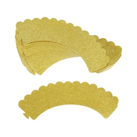 Hartii Invelire briose Auriu sclipitor, 24 buc. - Wilton - Img 2