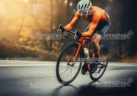 Imagine comestibila tort din Zahar Biciclist pe Cursa - Lumea