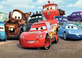 Imagine comestibila tort din Zahar caractere Cars - Lumea
