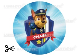 Imagine comestibila tort din Zahar Paw Patrol Chase - Lumea - Img 3