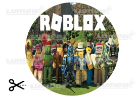 Imagine comestibila tort din Zahar plin cu caractere Roblox - Lumea - Img 3