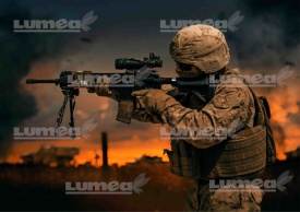 Imagine comestibila tort din Zahar Soldat in lupta - Lumea