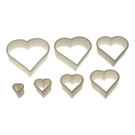 Set decupatoare forma inima - SilikoMart