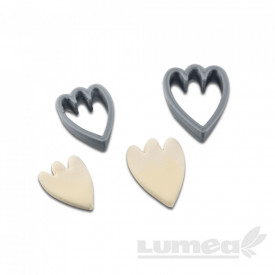 Set decupatoare Petale 4x3 cm, 2 buc. - Lumea - Img 1