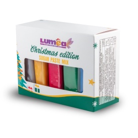 Set fondant Craciun mix, 100g x 5 buc. - Lumea - Img 2