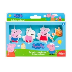 Set Lumanari Peppa Pig 4 buc. - deKora
