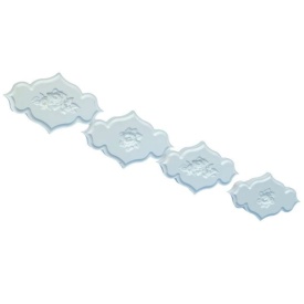 Set Placute schimbabile model Trandafir si Buchet de Trandafir, 4 buc. - PME