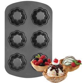 Tava de copt "Ice Cream Cookie Bowl", 6 cav. - Wilton - Img 2