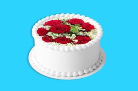 Vafa tort Buchet de flori cu Trandafiri Rosii - Lumea - Img 4
