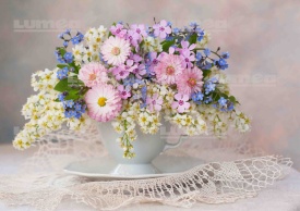 Vafa tort buchet de flori, model 4 - Lumea - Img 1