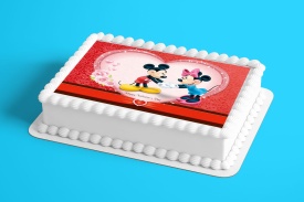 Vafa tort Mickey and Minnie - Lumea - Img 2