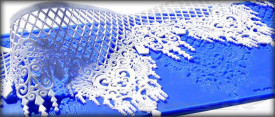 Вирджински силиконов калъп за дантела - Crystal Lace