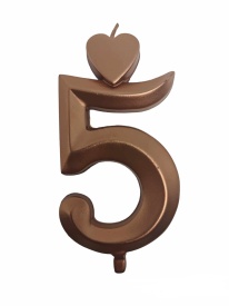 Големи бронзови свещи, номер 5, 4 броя - The World