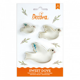Комплект за рязане на гълъби, 3 части - Decora
