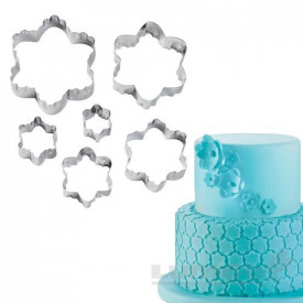 Комплект за рязане на цветя, 6 части - Wilton