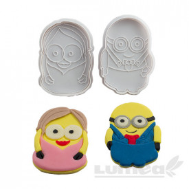 Комплект резачки Minions, 2 части - The World