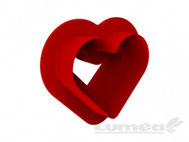 Силиконова форма за торта "LEVEL HEARTS 35" - SilikoMart - Img 3