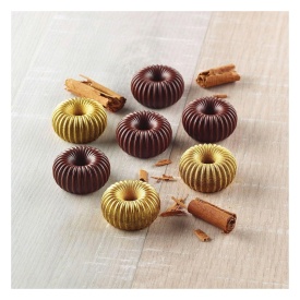 Силиконова форма за шоколад "Choco Crown" - Silikomart - Img 3