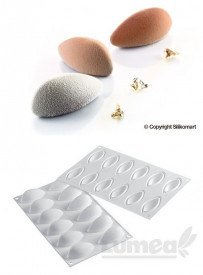 Силиконова форма Quenelle 12 кухини - SilikoMart