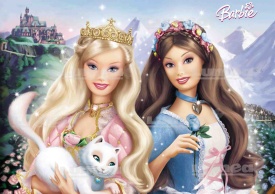 Торта Vafa Barbie с котка и неин приятел - The World