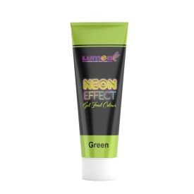 Colorant alimentar gel Verde efect Neon, 30g - Lumea