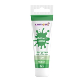 Colorant alimentar gel Verde frunza, tub, 30g - Lumea