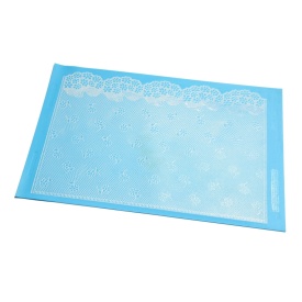 Covoras silicon cu Textura Flori "Flower Net" - SugarVeil - Img 2