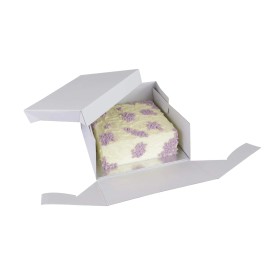 Cutie tort Alb, 40 cm - PME - Img 1