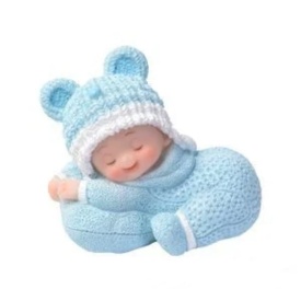 Figurina Bebe bleu - Modecor
