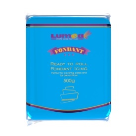 Fondant Albastru Inchis, 500g - Lumea