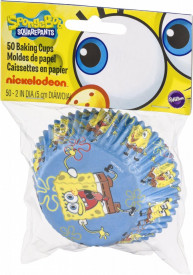Hartii briose cu model Spongebob, 50 buc. - Wilton