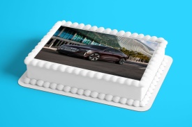 Imagine comestibila tort din Zahar, Audi model 3 - Lumea - Img 2