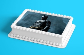 Imagine comestibila tort din Zahar Batman - Lumea - Img 2