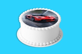 Imagine comestibila tort din Zahar, Ferrari model 1 - Lumea - Img 4