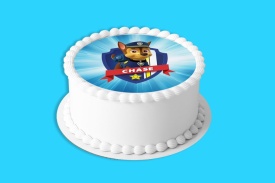 Imagine comestibila tort din Zahar Paw Patrol Chase - Lumea - Img 4