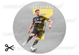 Imagine comestibila tort din Zahar, Ronaldo model 4 - Lumea - Img 3
