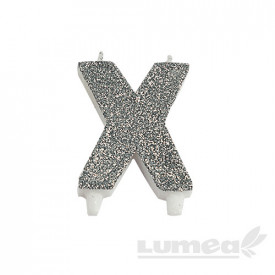 Lumanari X argint, 10 bucati