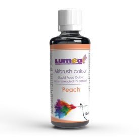 Lumea colorant alimentar lichid pe baza de apa, Piersica, 90ml - recomandat pentru Aerograf - Lumea