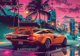 Vafa tort Retro Sunset model 3 - Lumea - Img 1