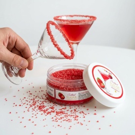 Zahar decor pentru Cocktailuri cu aroma de Capsuni, 250g - Lumea - Img 2