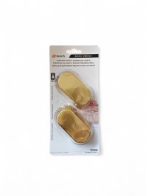 Златни хартиени формички за кексчета, 9x5 см, 20 бр. - Lumea
